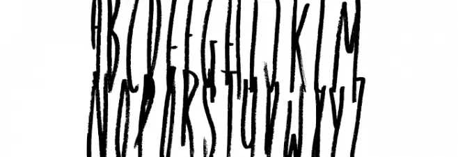 Lazy Bones خط أحرف كبيرة