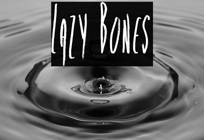 Lazy Bones Example 1
