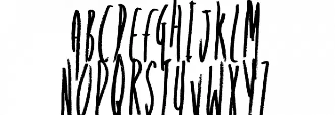 Lazy Bones خط أحرف صغيرة