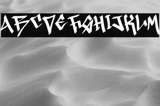 Lazy Dark Demo Caratteri examples