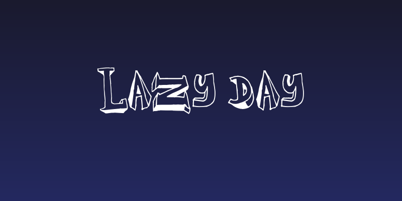 Lazy Day Social Header