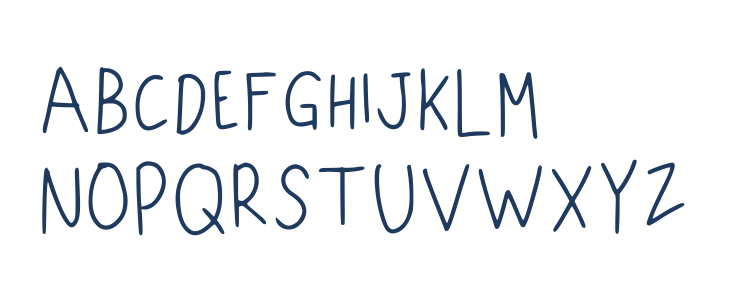 Lazy Dog Called Mipan Regular Uppercase