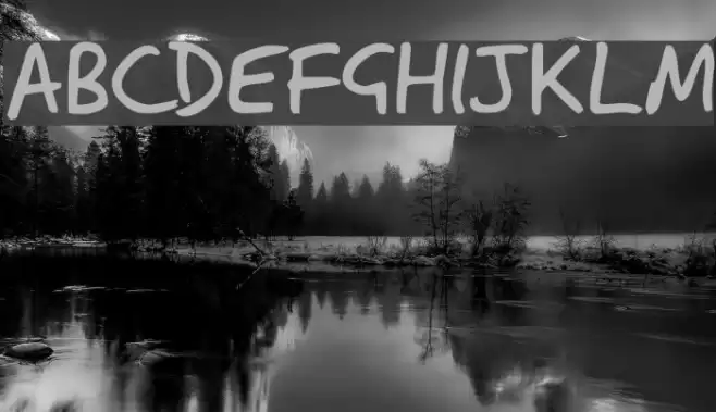 Lazy Dog Font examples