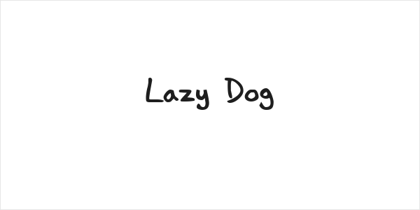 Lazy Dog Logo