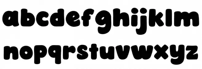 Lazy Fight 字体 小写