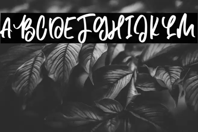 Lazy Fine Font examples