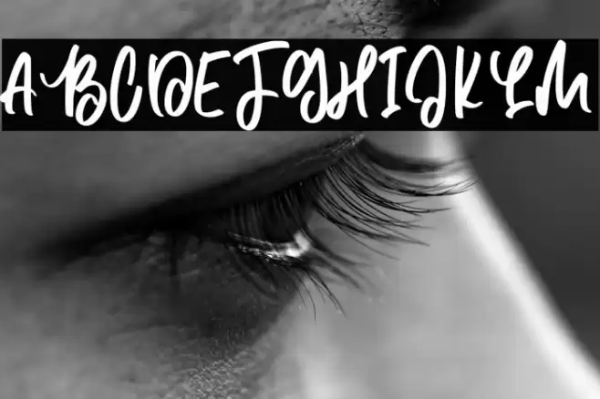 Lazy Fine Font examples