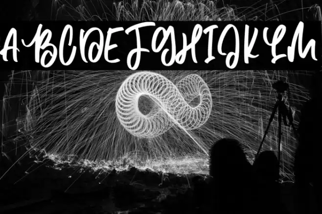 Lazy Fine Font examples