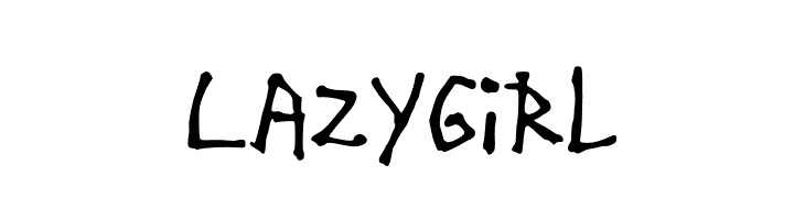 Lazy Girl  Free Fonts Download