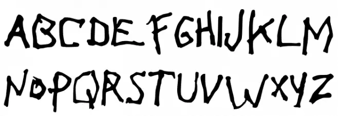 Lazy Girl Schriftart Groß