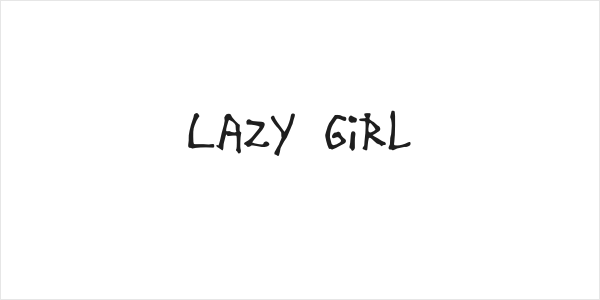 Lazy Girl Logo