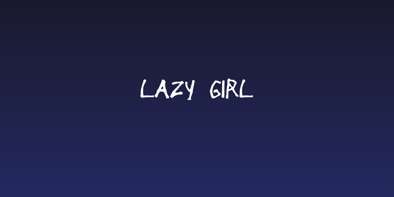 Lazy Girl Social Header