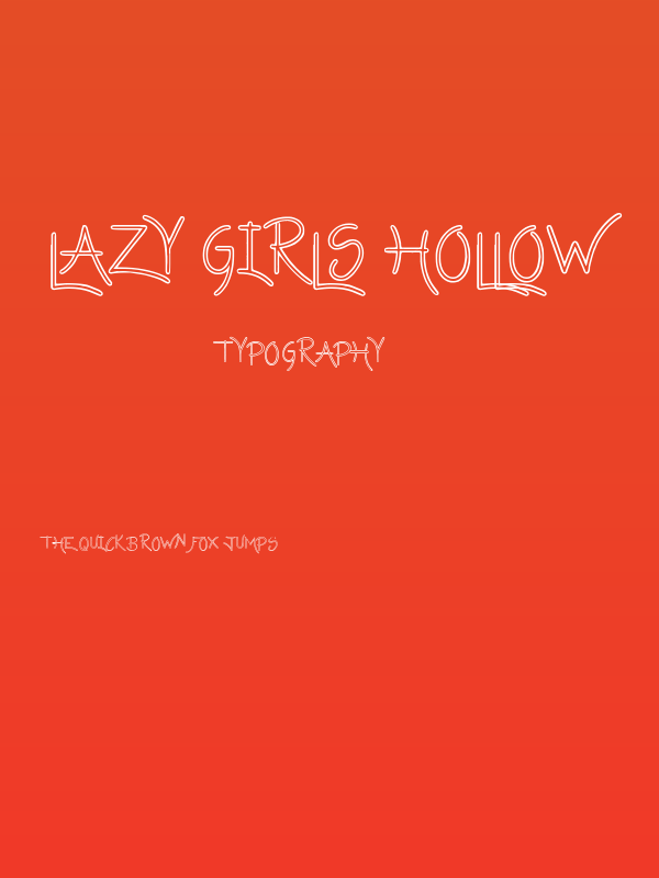 Lazy Girls hollow Poster