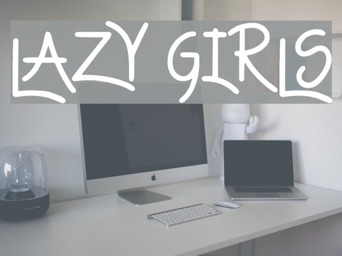 Lazy Girls Font examples