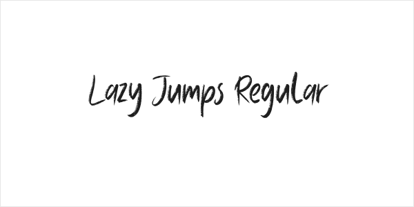 Lazy Jumps Regular Logo