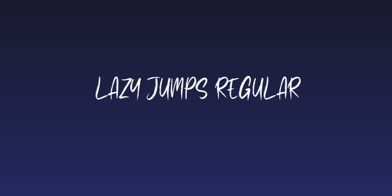 Lazy Jumps Regular Social Header