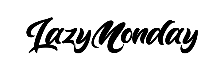 Lazy Monday  フリーフォントのダウンロード