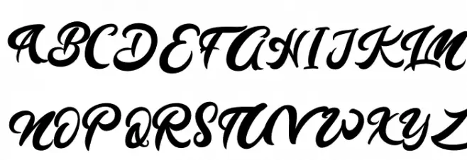 Lazy Monday Schriftart Groß