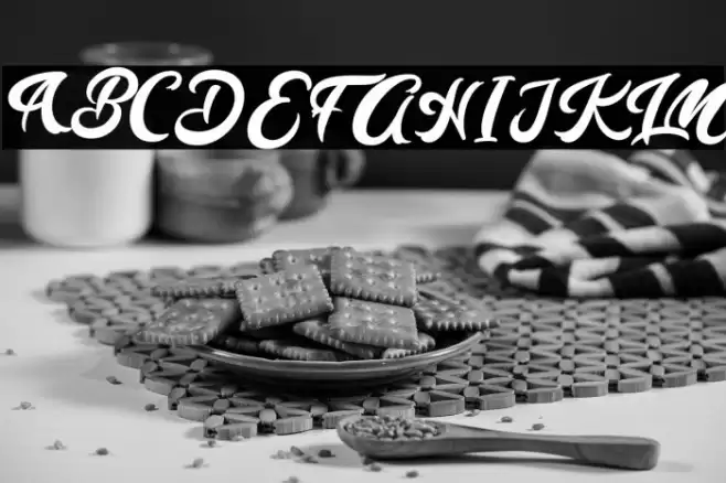 Lazy Monday Font examples