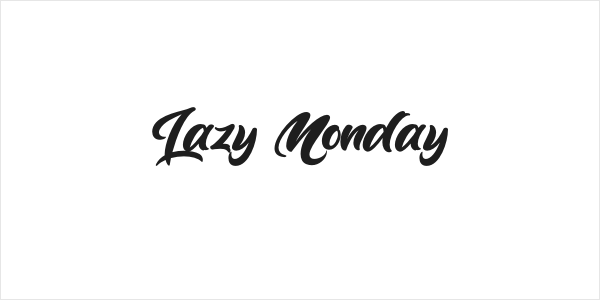 Lazy Monday Logo