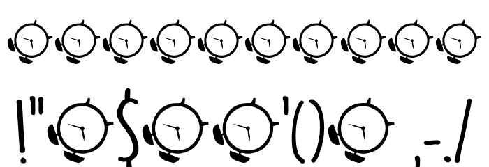Lazy Morning DEMO Regular Font OTHER CHARS