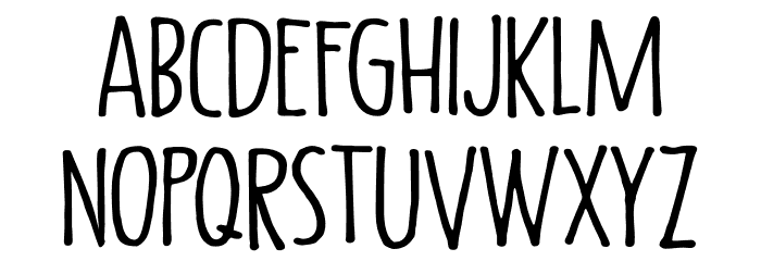 Lazy Morning DEMO Regular Font UPPERCASE