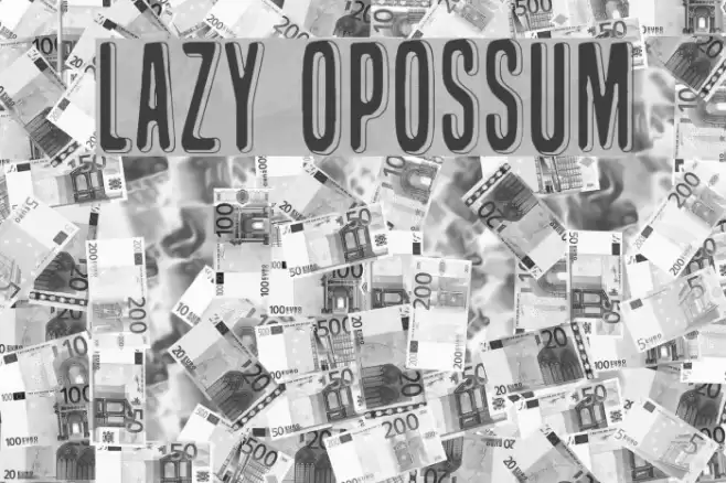 Lazy Opossum Font examples