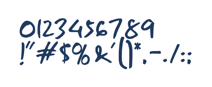 Lazy Pumpkin Bold Italic Other Characters