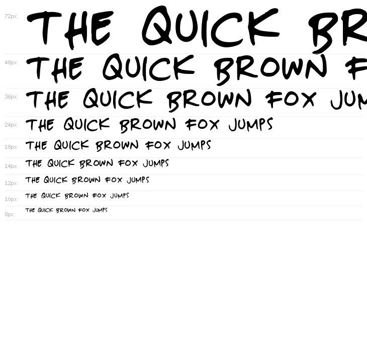 Lazy Pumpkin Bold Italic Waterfall