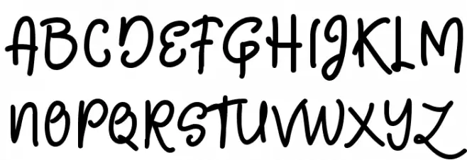 Lazy Quotes Demo Schriftart Groß