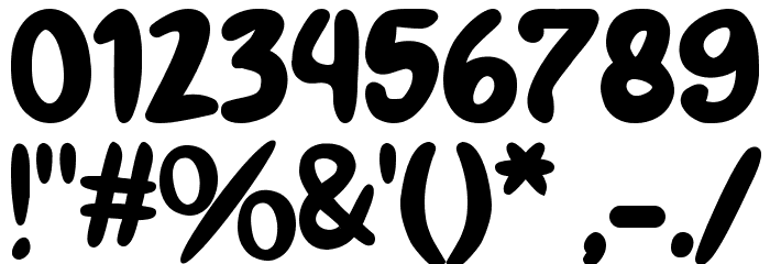 Lazy Repairedhos Font OTHER CHARS