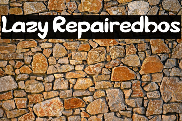 Lazy Repairedhos Example 2