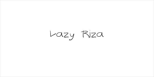 Lazy Riza Logo