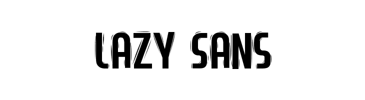 Lazy Sans Font