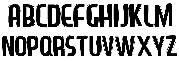 Lazy Sans Font LOWERCASE
