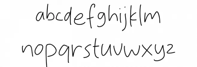 Lazy Script Fuentes MINÚSCULAS