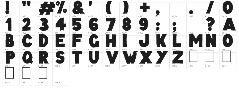 Lazy Sketch Black Character Map