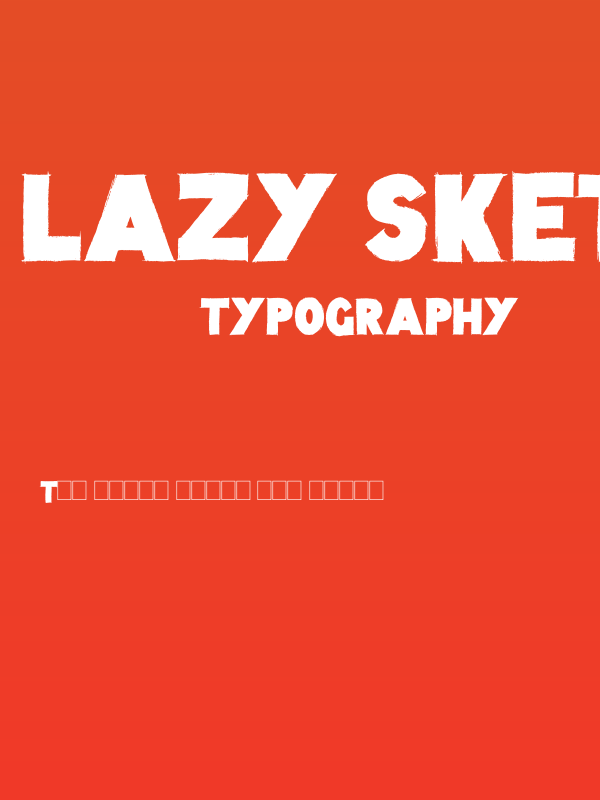 Lazy Sketch Black Poster
