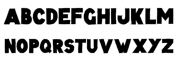 Lazy Sketch Black Font LOWERCASE
