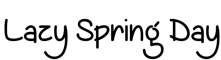 Lazy Spring Day  免费字体下载