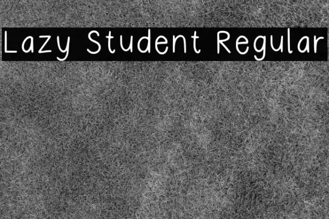 Lazy Student Regular Example 1