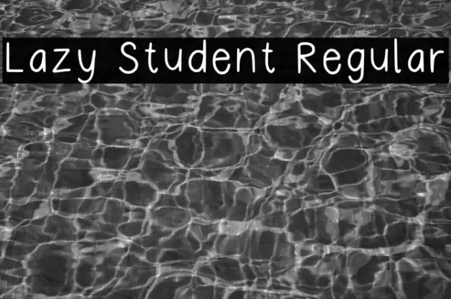 Lazy Student Regular Example 2