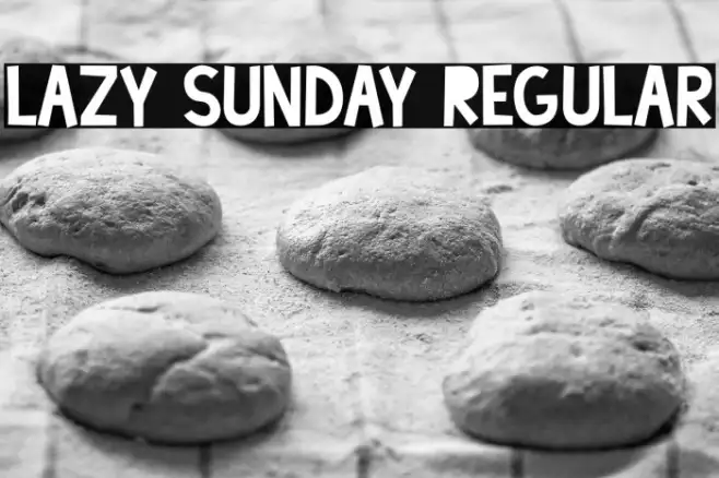 Lazy Sunday Regular Example 3