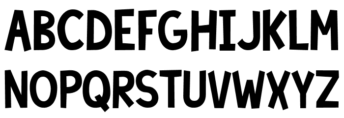 Lazy Sunday Regular Font Litere mici