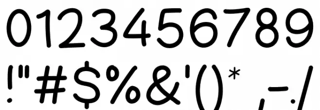 Lazy Sunday Font OTHER CHARS