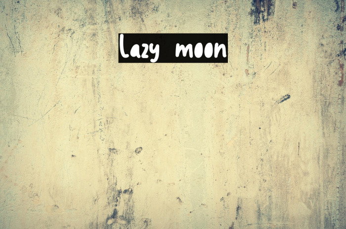 Lazy moon Example 3