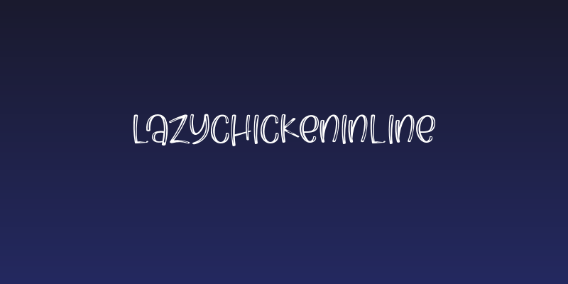 LazyChickenInline Social Header