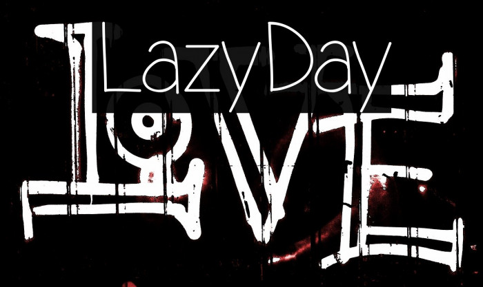 LazyDay Font examples
