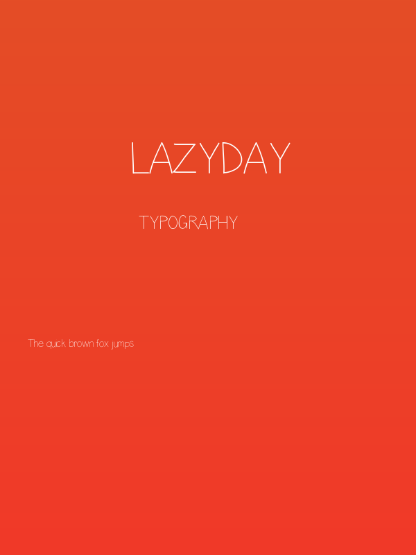 LazyDay Poster