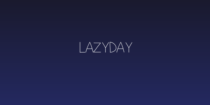 LazyDay Social Header